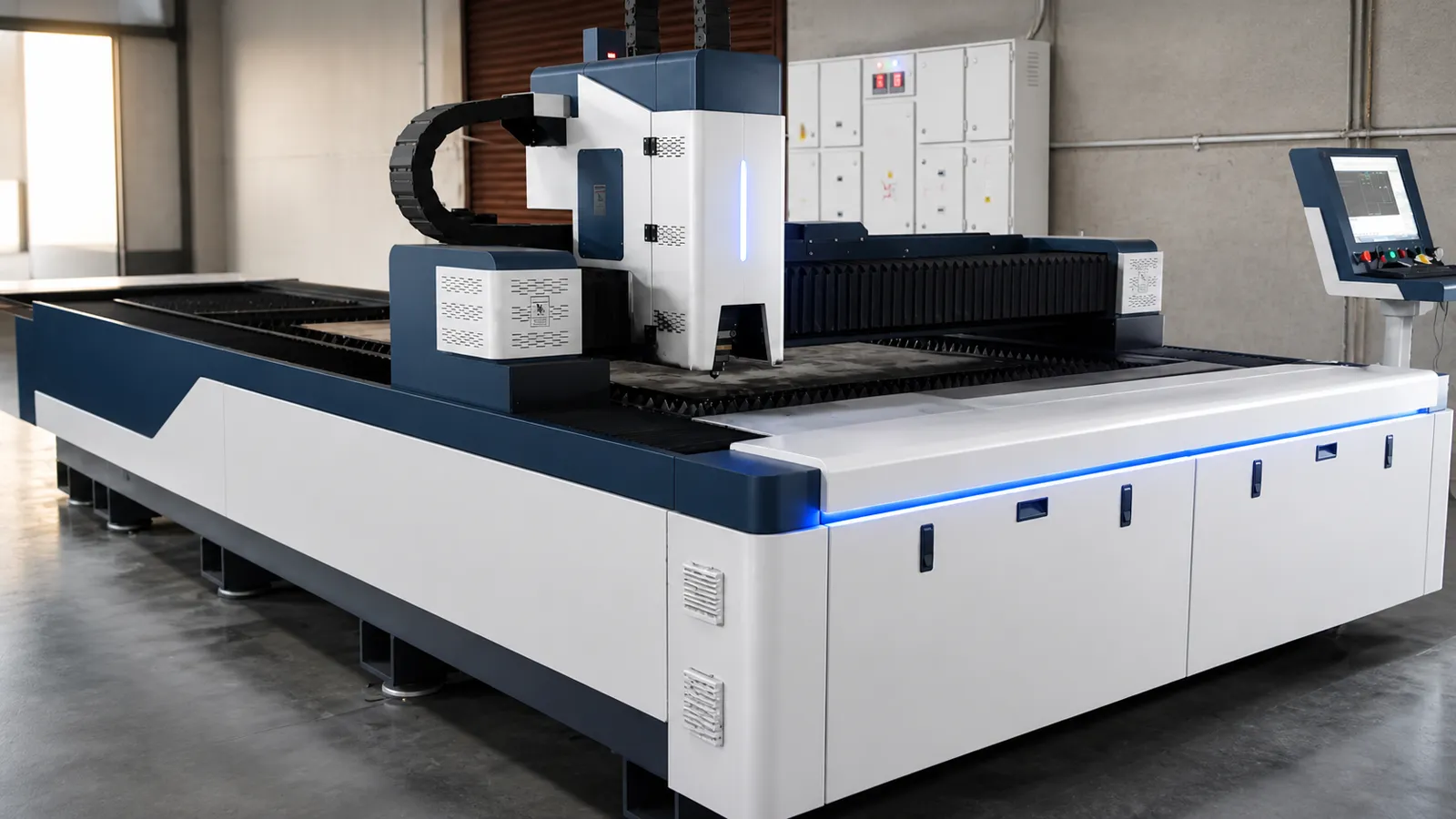 Fiber laser cutting and CNC bending machinery at the SECUREX unit